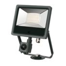 Collingwood  Indoor & Outdoor LED Residential Floodlight With PIR Sensor Anthracite 30W 3000 / 3300 / 3900lm