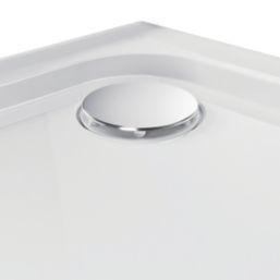 Mira Flight Low Corner Waste Square Shower Tray White 760mm x 760mm x 40mm