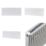 Flomasta 600mm x 1600mm 7295BTU White Type 21 Convector Radiator