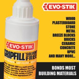 Evo-Stik Gripfill Solvent-Free Grab Adhesive White 350ml