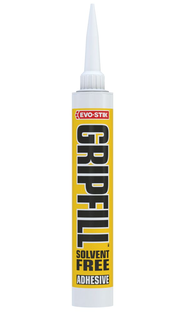 Evo-Stik Gripfill Solvent Free Adhesive White 350ml - 4