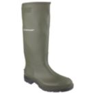 Dunlop Pricemastor Size 6  Green Non Safety Wellies