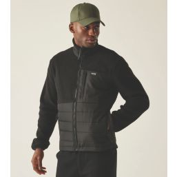 Regatta Frankie Borg Hybrid Fleece Black Small 41.7" Chest