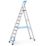 Zarges Aluminium 2.73m 10 Step Platform Step Ladder