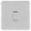 Schneider Electric Lisse Deco 10AX 1-Gang 2-Way Light Switch  Polished Chrome with White Inserts