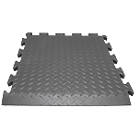 COBA Europe Deckplate Connect Anti-Fatigue Floor End Mat Black 0.5m x 0.5m x 14mm