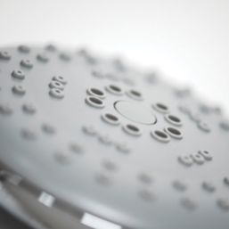 Croydex  Self-Cleaning 5-Function Shower Head Chrome 118mm x 259mm