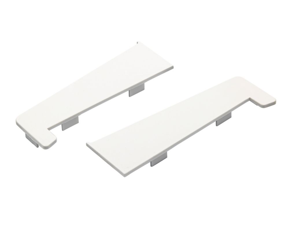 Crystal uPVC Sill-End Caps White 150mm 2 Pair - Screwfix