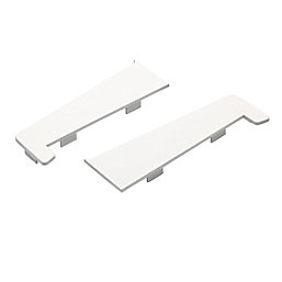 Crystal uPVC Sill-End Caps White 150mm 2 Pair