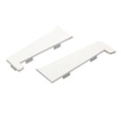 Crystal uPVC Sill-End Caps White 150mm 2 Pair