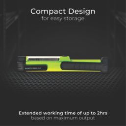 Luceco  Rechargeable LED Mini Inspection Torch Green/Black 150lm