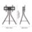 AVF  Freestanding Metal TV Tripod Adjustable Height & Swivel 32 - 65"