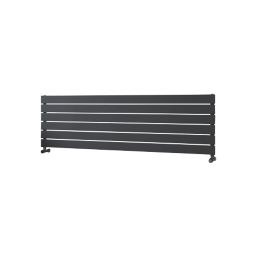 Ximax Oceanus 445mm x 1500mm 2515BTU Anthracite Horizontal Designer Radiator