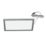 VEW Slim Rectangular LED Cabinet Light Silver 6W 300lm