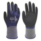 Wonder Grip WG-518W Oil Plus Gloves Purple Large