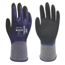 Wonder Grip WG-518W Oil Plus Gloves Purple Large