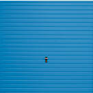 Gliderol Horizontal 8' x 6' 6" Non-Insulated Frameless Steel Up & Over Garage Door Light Blue