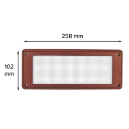 Metex Ventguard Brown Rodent & Crawling Insect Airbrick Vent Cover