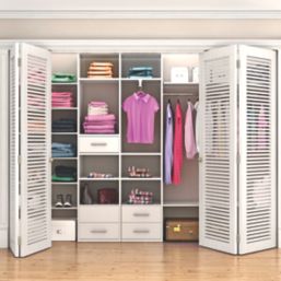 Henderson Bifold B15/4 4-Door Folding Track System Silver 1524mm