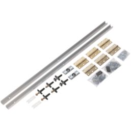 Henderson Bifold B15/4 4-Door Folding Track System Silver 1524mm