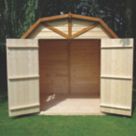Shire  6' 6" x 6' 6" (Nominal) Barn-Style Shiplap T&G Timber Shed
