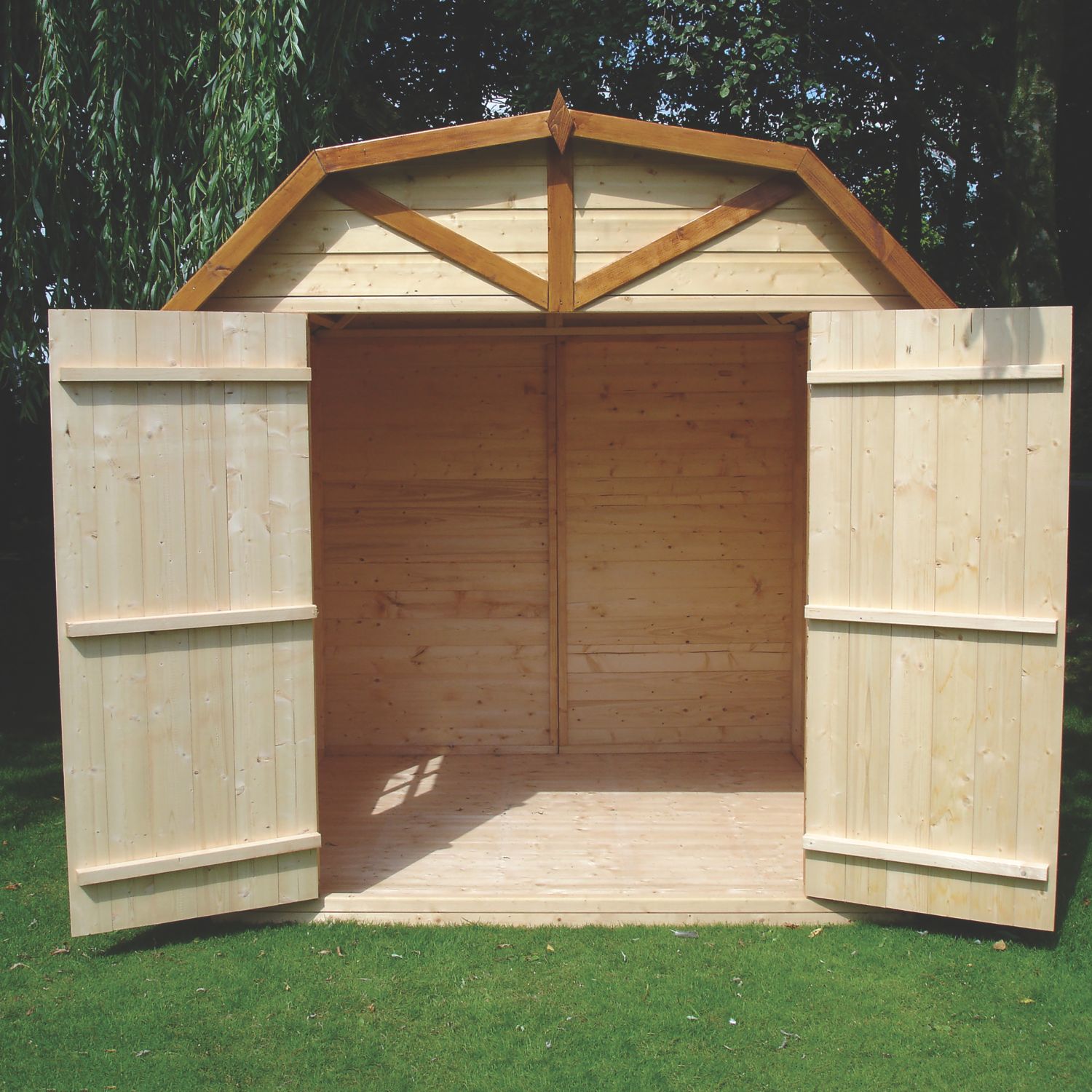 Shire 6' 6" x 6' 6" (Nominal) Barn-Style Shiplap T&G Timber Shed (6503X)