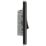 LAP  10AX 3-Gang 2-Way Light Switch  Black Nickel with Black Inserts
