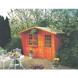 Shire Goodwood 10' x 6' (Nominal) Apex Shiplap T&G Timber Summerhouse with Assembly