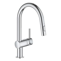 Refurb Grohe Minta 31862000 Pull-Out Spray Mono Mixer Tap Chrome