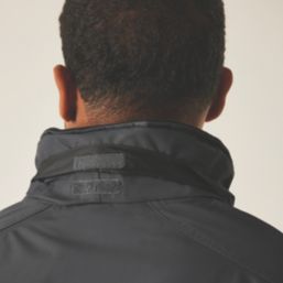 Regatta Dover Waterproof Jacket Seal Grey / Black X Large Size 54" Chest