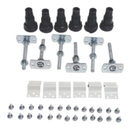 Essentials Offset Quadrant Shower Tray Riser Kit Gloss White 900mm