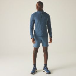 Regatta Thompson Marl Half Zip Fleece China Blue Medium 42.9" Chest
