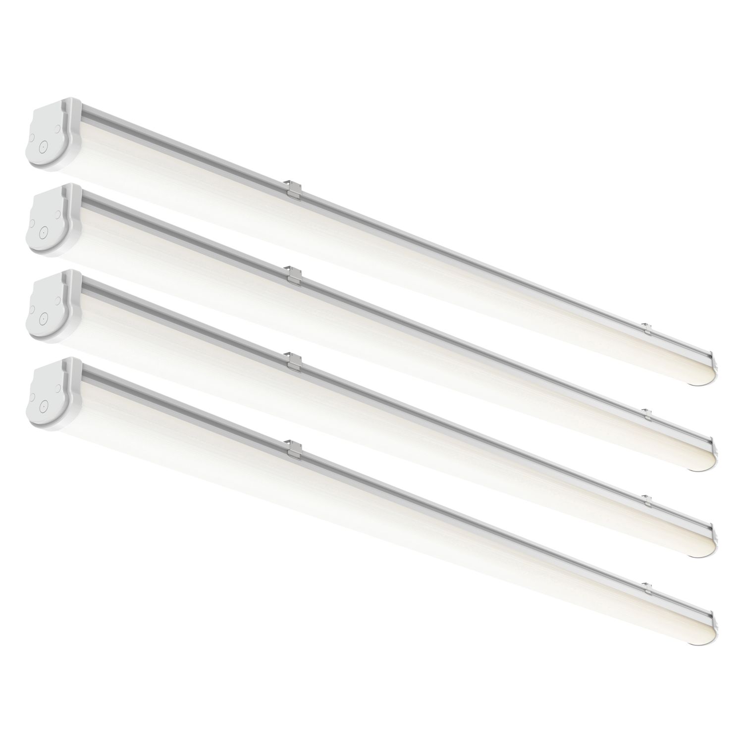 4lite Single 5ft LED Eco Non-Corrosive Battens 6500K 32W - 47W 4100 - 5800lm 220-240V 4 Pack (650GR)