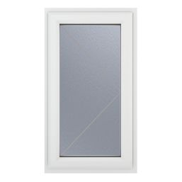 Crystal  Right-Hand Opening Obscure Triple-Glazed Casement White uPVC Window 610mm x 1040mm