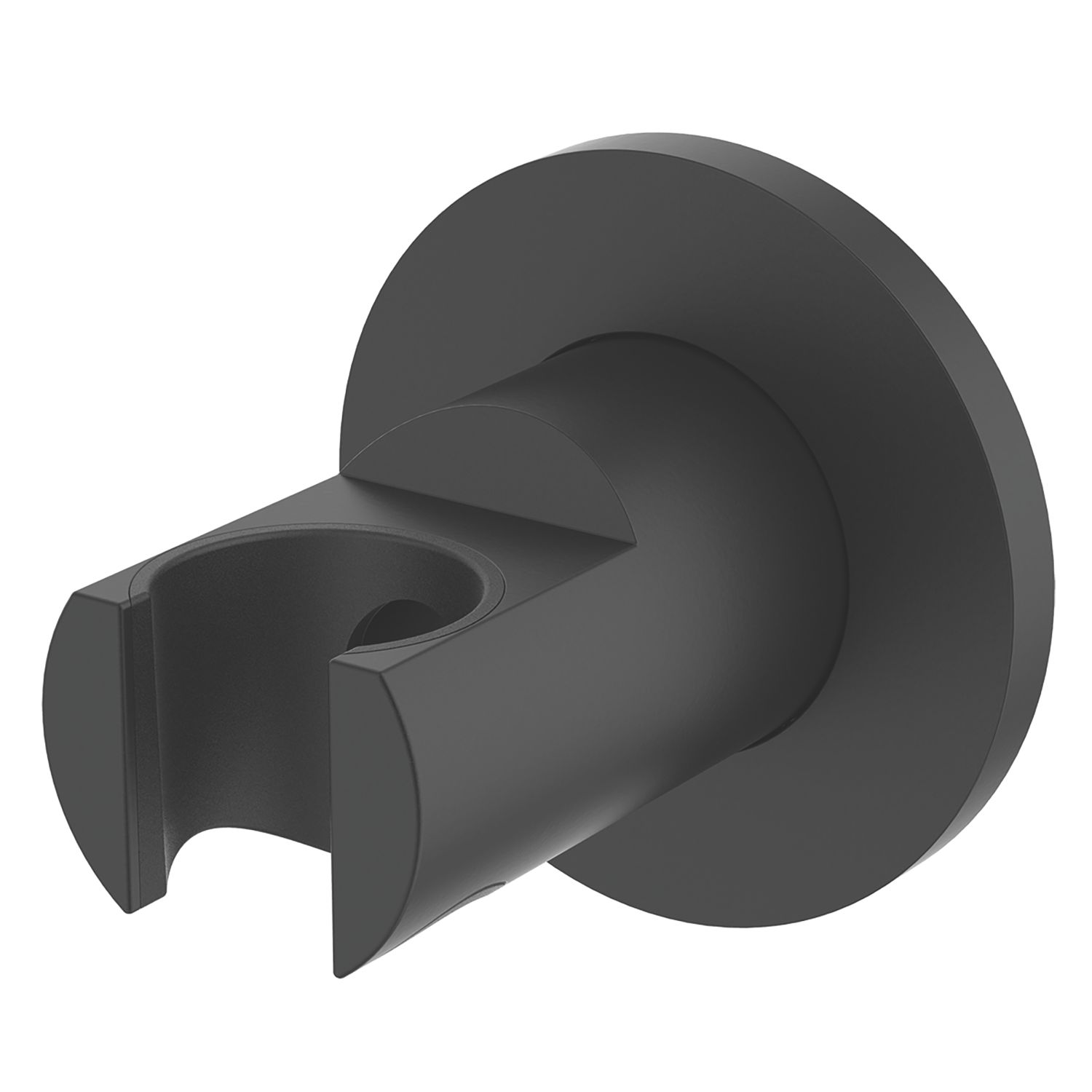 Ideal Standard Idealrain Round Shower Handset Bracket Silk Black 58mm (650KU)