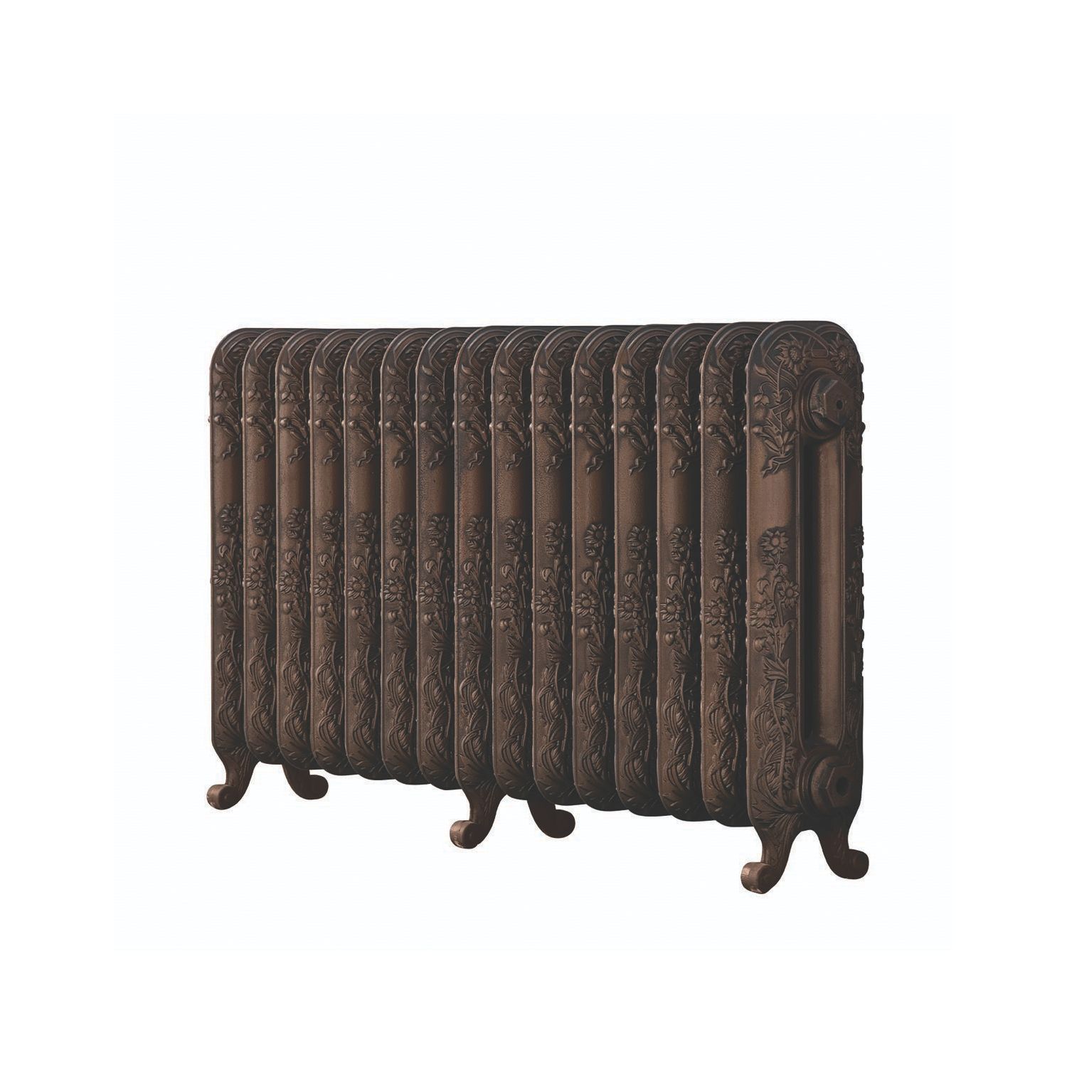 Arroll 597mm x 1009mm 5325BTU Antique Bronze Cast Iron 2 Column Radiator (650KY)