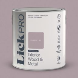 LickPro 2.5Ltr Purple 01 Satin Water-Based Trim Paint
