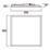 Sylvania Quantum Square 595mm x 595mm LED Panel Light White 13-26W 2300-4700lm