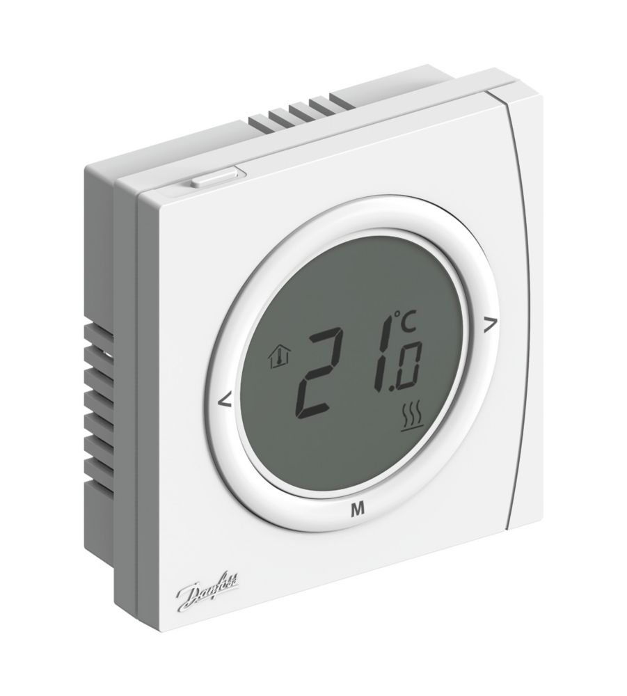 Danfoss RET2001 RF 1-Channel Wireless Electronic Room Thermostat and  Receiver - Screwfix
