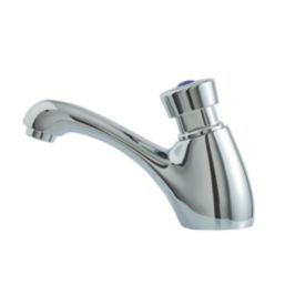 Highlife Bathrooms Skara Push Button Non-Concussive Basin Tap Chrome