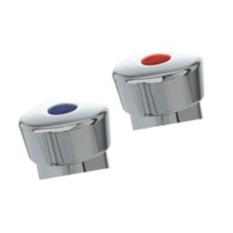 Highlife Bathrooms Skara Push Button Non-Concussive Basin Tap Chrome