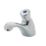Highlife Bathrooms Skara Chrome 95mm Push Button Mono Basin Pillar Tap