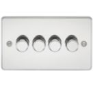 Knightsbridge  4-Gang 2-Way LED Intelligent Dimmer Switch  Polished Chrome