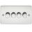 Knightsbridge  4-Gang 2-Way LED Intelligent Dimmer Switch  Polished Chrome