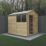 Forest Beckwood 6' x 7' 6" (Nominal) Apex Shiplap Timber Shed with Base & Assembly