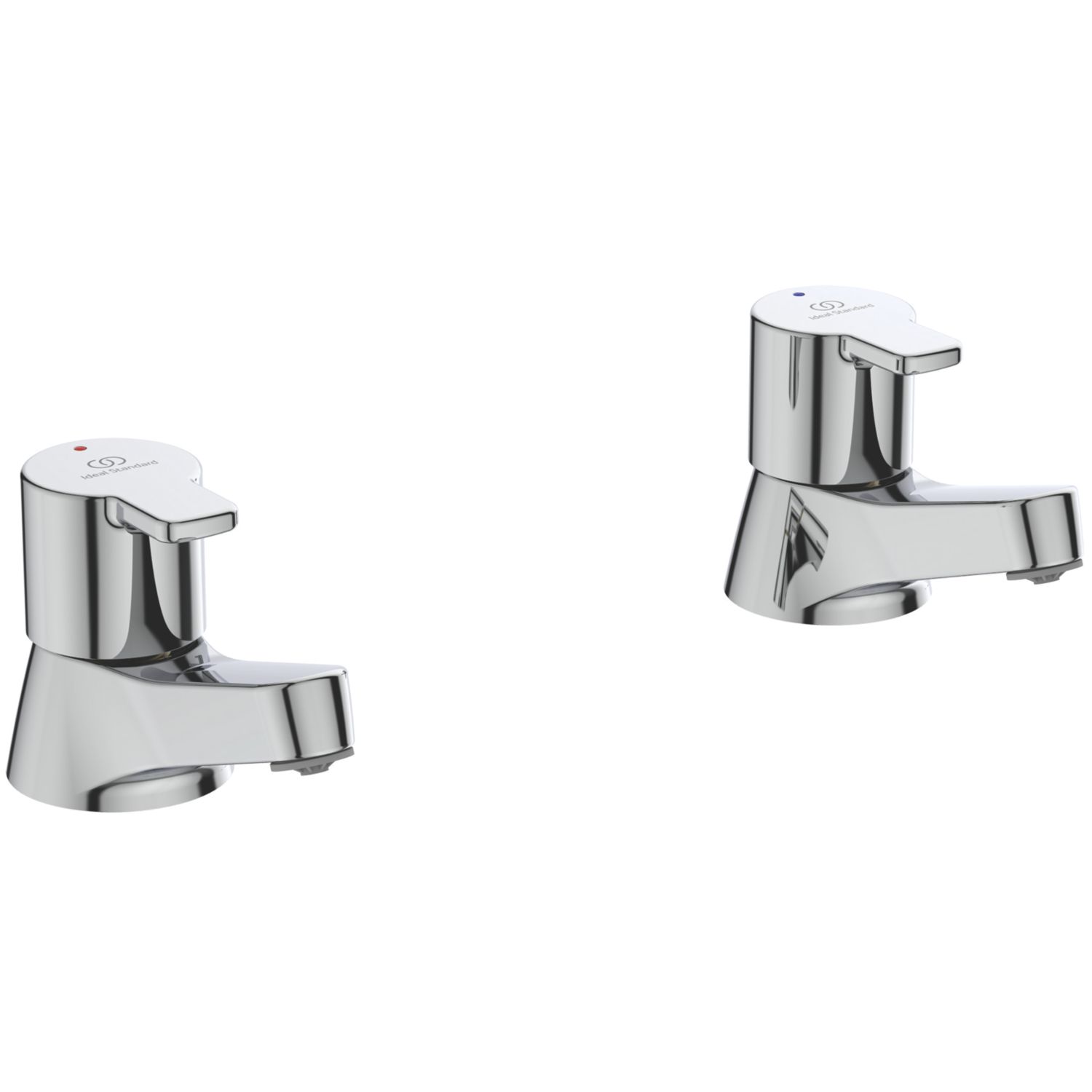 Ideal Standard Calista Chrome 71mm Deck Mounted Lever 2 Tap Holes Bath Pillar Tap (650RJ)