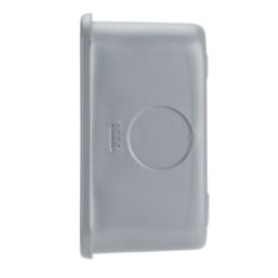 Contactum Metalclad 2-Gang Blanking Plate Grey