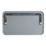 Contactum Metalclad 2-Gang Blanking Plate Grey