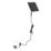 Luceco  Outdoor LED Solar-Powered Floodlight With PIR Sensor Black 800lm