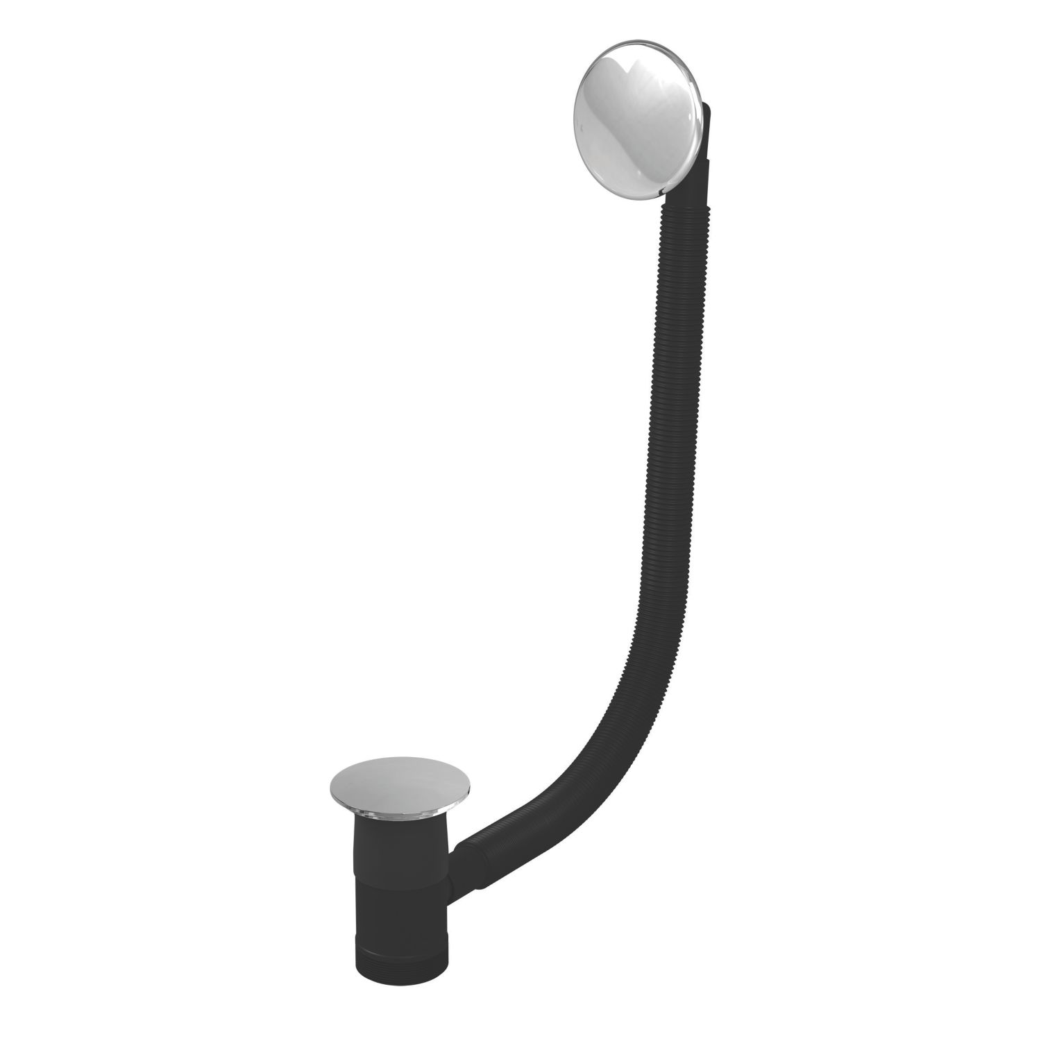 Top-Fix Bath Waste & Overflow Chrome (650VN)